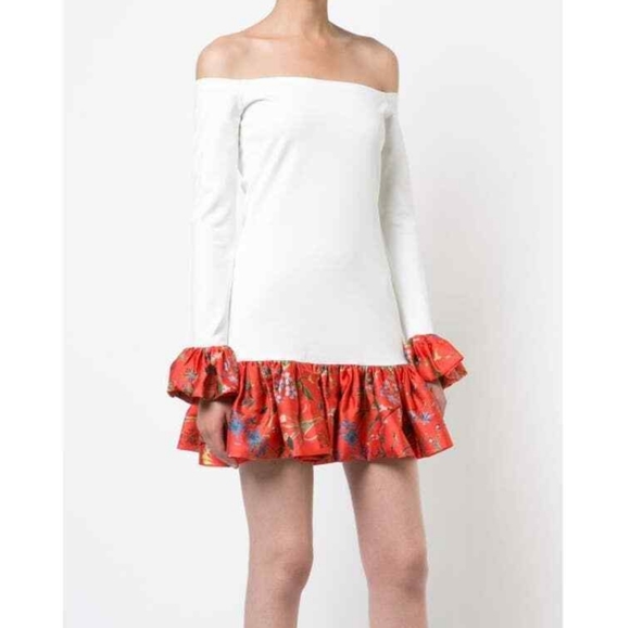 Alexis Estelle Off the Shoulder Mini Dress - Picture 1 of 12